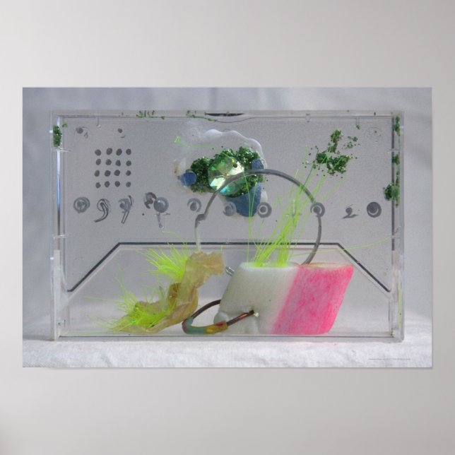 Geek Gem K7 1986 Mixed-media Poster (Front)