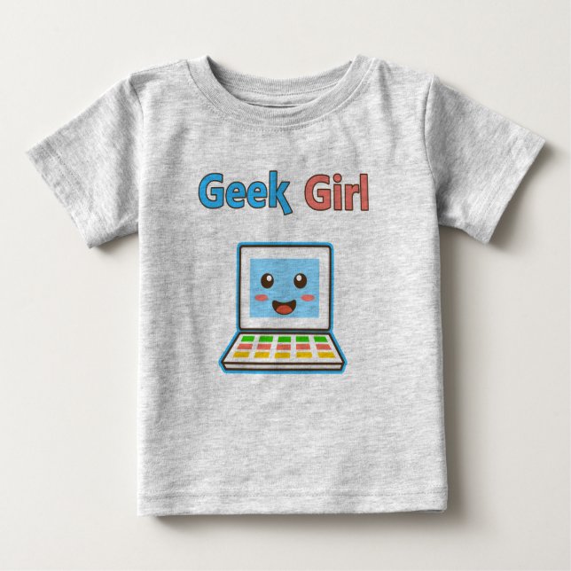 Geek Girl Baby T-Shirt (Front)