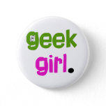 Geek Girl Button
