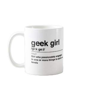 Geek Girl definition Coffee Mug