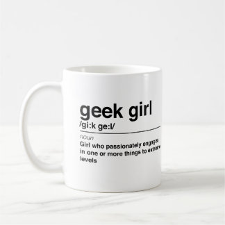 Geek Girl definition Coffee Mug