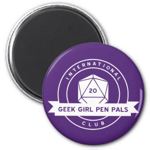 Geek Girl Pen Pals Magnet