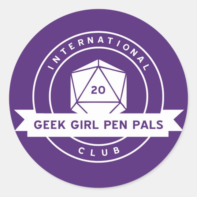 Geek Girl Pen Pals Stickers (Front)