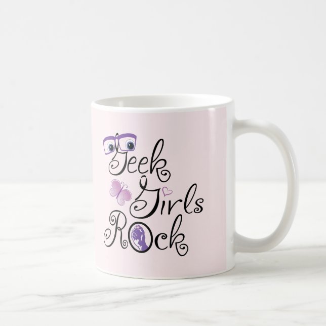 Geek Girls Rock Coffee Mug (Right)