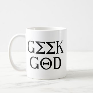 Geek God Classic White Coffee Mug