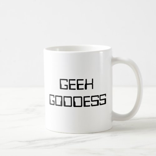 Geek Goddess Funny Humor STEM Science Tech Math Coffee Mug