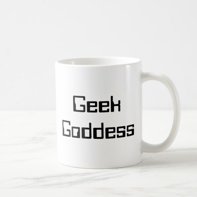 Geek Goddess Funny Humor STEM Science Tech Math Coffee Mug (Right)