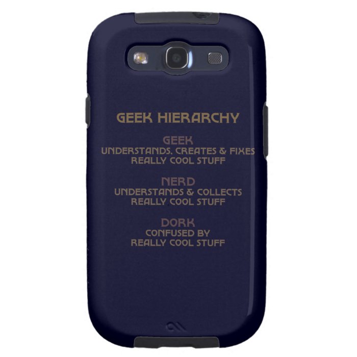 Geek Hierarchy Samsung Galaxy S3 Cover