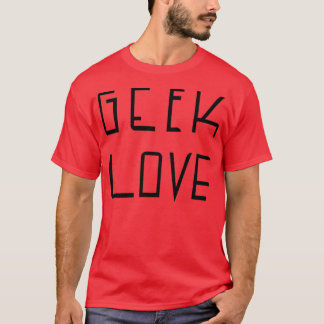 Geek Love Vintage Book Cover T-Shirt