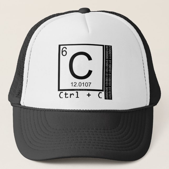Geek Me! Carbon Copy Trucker Hat (Front)