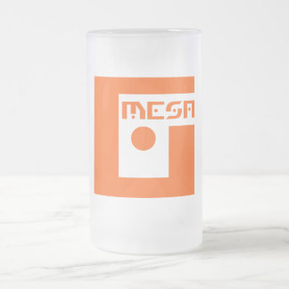 Geek Mesa Logo Frosted Beer Mug