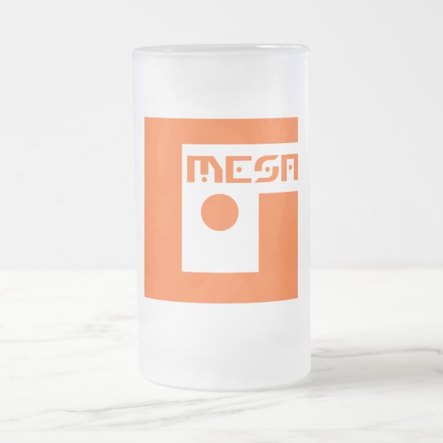 Geek Mesa Logo Frosted Beer Mug (Center)