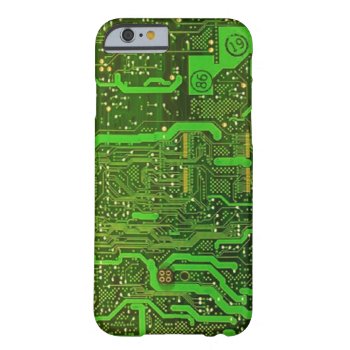 Geek Microchip Pattern Iphone 6 Case by viperfan1 at Zazzle