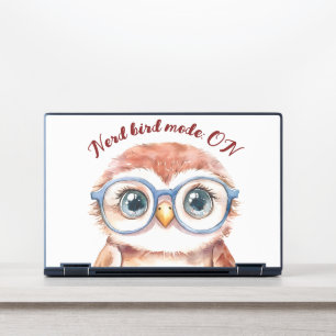 Geek Nerd Bird HP Laptop Skin