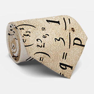 Geek Nerd Math Equations Math Teacher Neck Tie