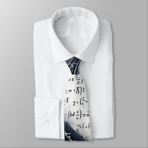 Geek Nerd Math Equations Math Teacher Neck Tie