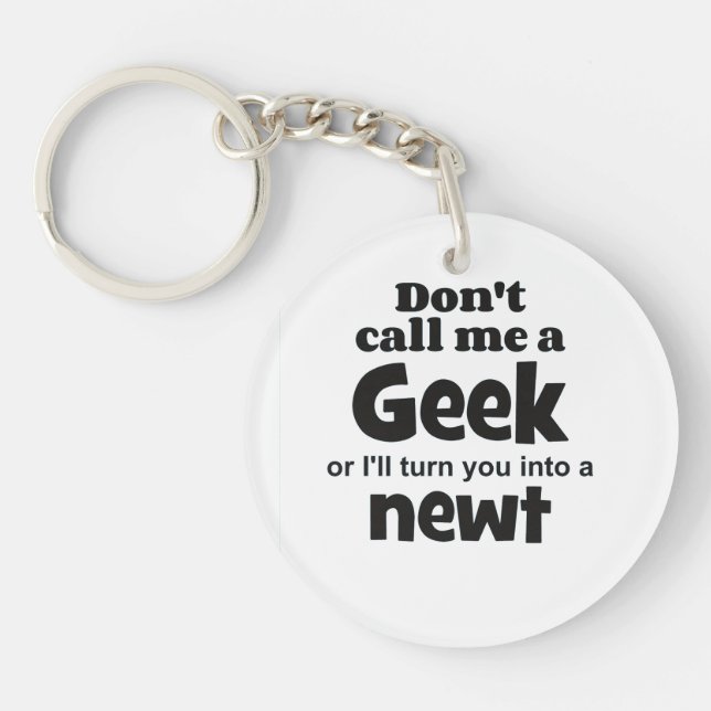 Geek newt bf keychain (Front)