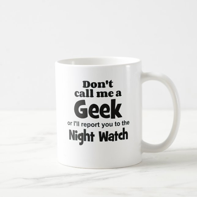 Geek Night Watch bf Coffee Mug (Right)