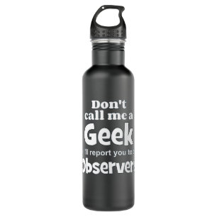 Geek Observers wf Stainless Steel Water Bottle