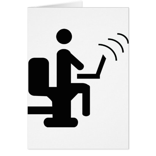 geek on toilet cards (Front)