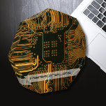 Geek Out Custom PCB Orange Circuit Board Acrylic Award<br><div class="desc">Custom PCB Circuit Board gifts for geeks or gifts for nerds.  Here's one for the Computer Nerd or Geeks in all of us.  Geek Out your Nerd with this Custom PCB Electronic Circuit Board.  This is a close up picture of a printed circuit board or electronic circuit board.</div>