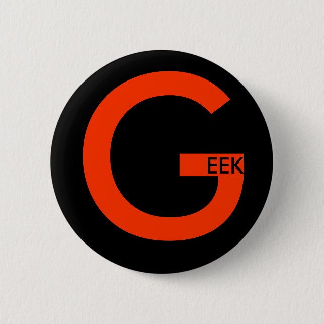 GEEK PINBACK BUTTON (Front)