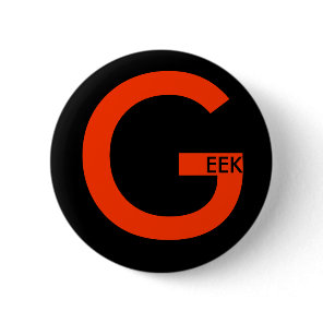 GEEK PINBACK BUTTON