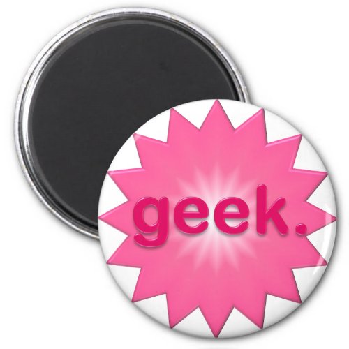 Geek Pink Magnet