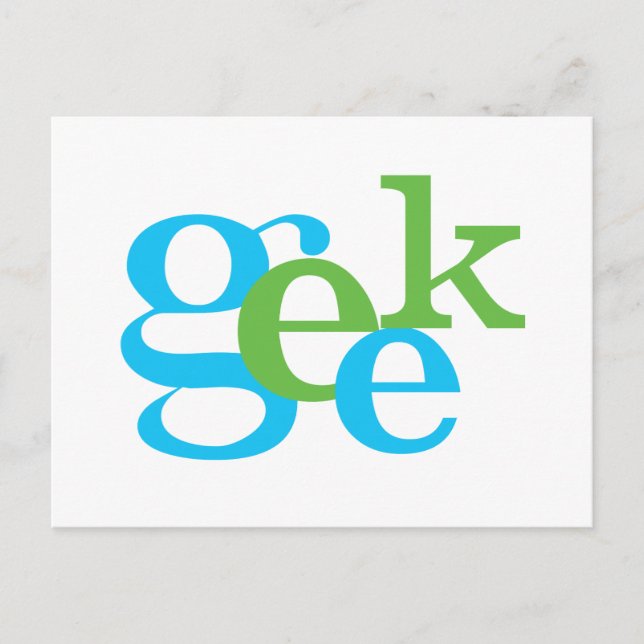 Geek Postcard (Front)