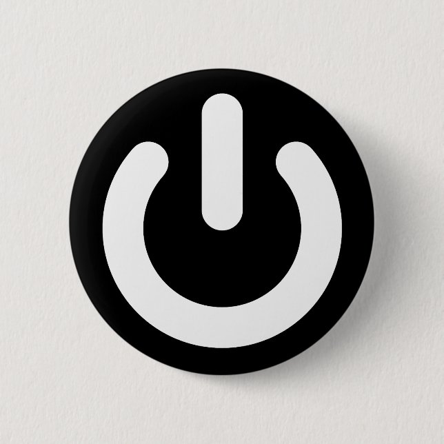 Geek Power Ideology Pinback Button (Front)