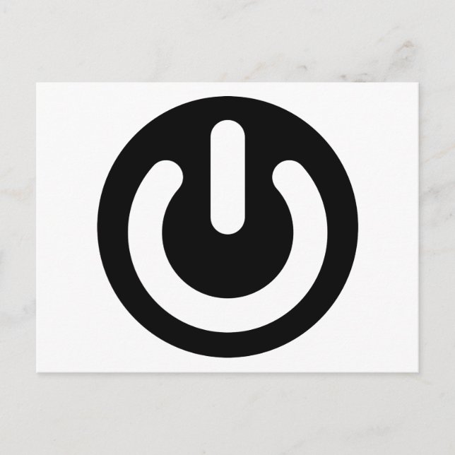 Geek Power Ideology Postcard (Front)