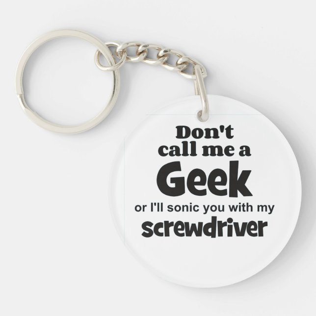 Geek screwdriver bf keychain (Front)