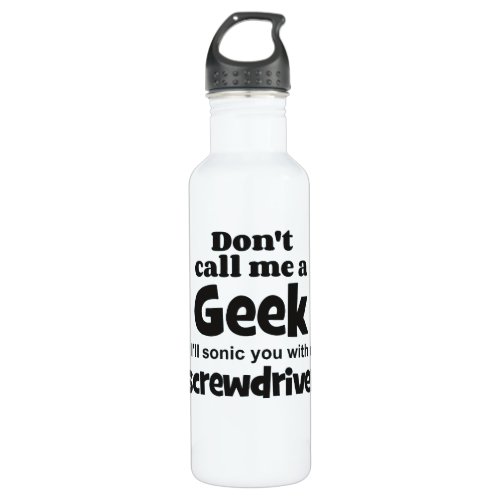 Geek screwdriver bf stainless steel water bottle