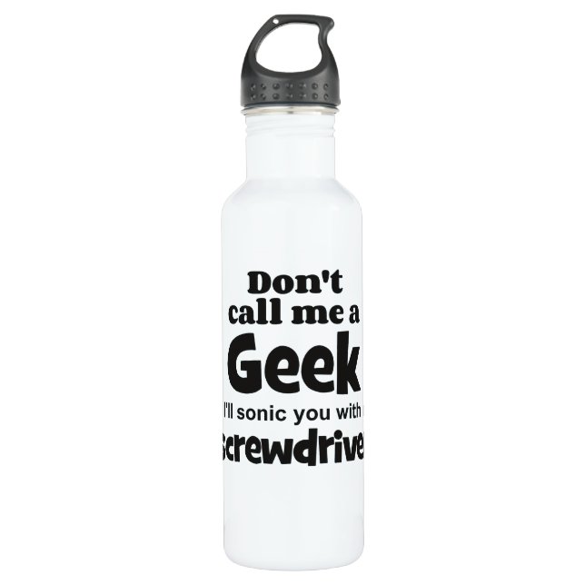 Geek screwdriver bf stainless steel water bottle (Front)