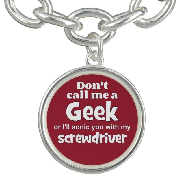 Geek screwdriver wf charm bracelet (Design)