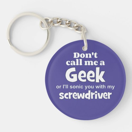 Geek screwdriver wf keychain