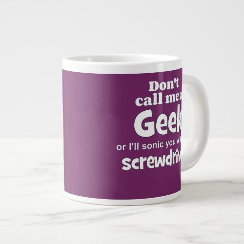 Geek screwdriver wf large coffee mug