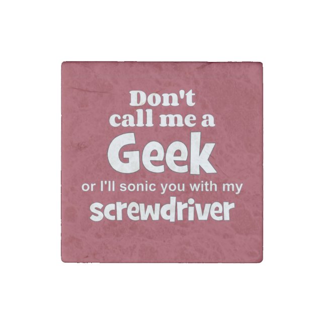 Geek screwdriver wf stone magnet (Front)