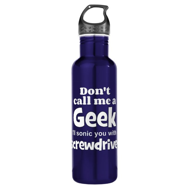 Geek screwdriver wf water bottle (Front)