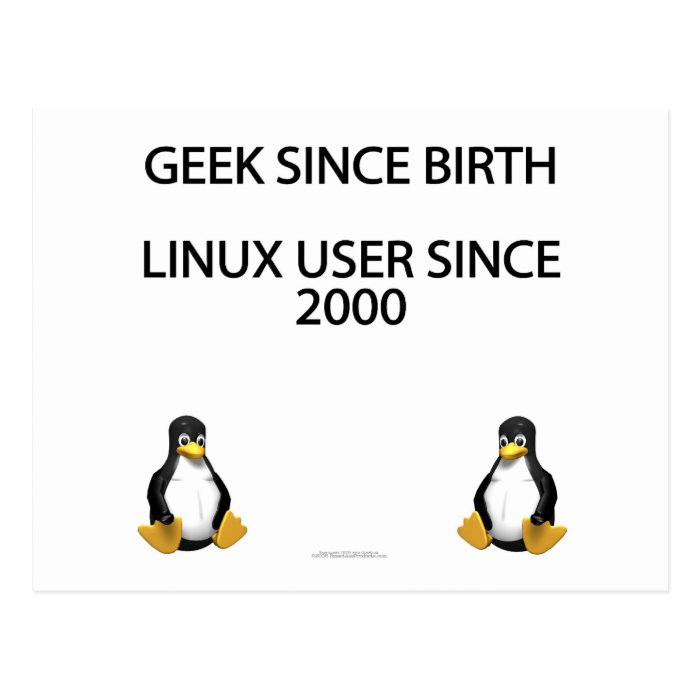 Geek since birth. Linux user since 2000. Postcard