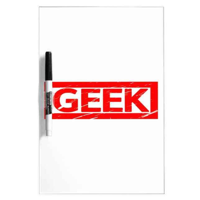 Geek Stamp Dry Erase Board (Front)