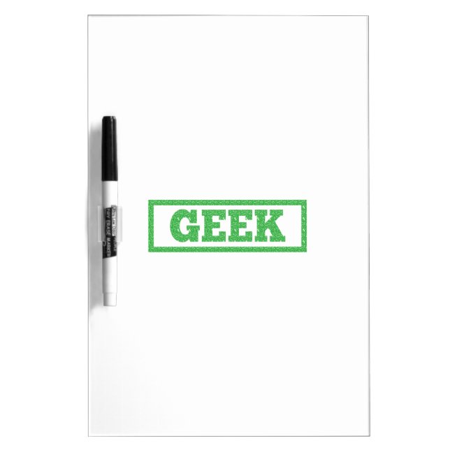 Geek Stamp Dry Erase Board (Front)