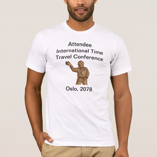 Geek T Shirts: "The Traveller" T-Shirt (Front)