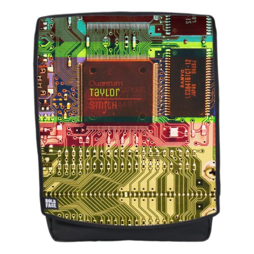 Geek  Trendy printed circuit board robotic Name Backpack