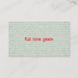 Geek Web Developer Computer Science Binary Codes Business Card<br><div class="desc">Geek Web Developer Computer Science Binary Codes</div>