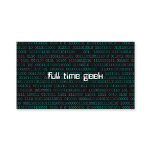 Geek Web Developer Computer Science Business Card