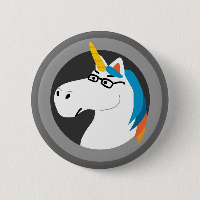 Geekicorn Button (Front)