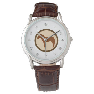 GEEKLEY Classic Brown & Beige Men's Watch