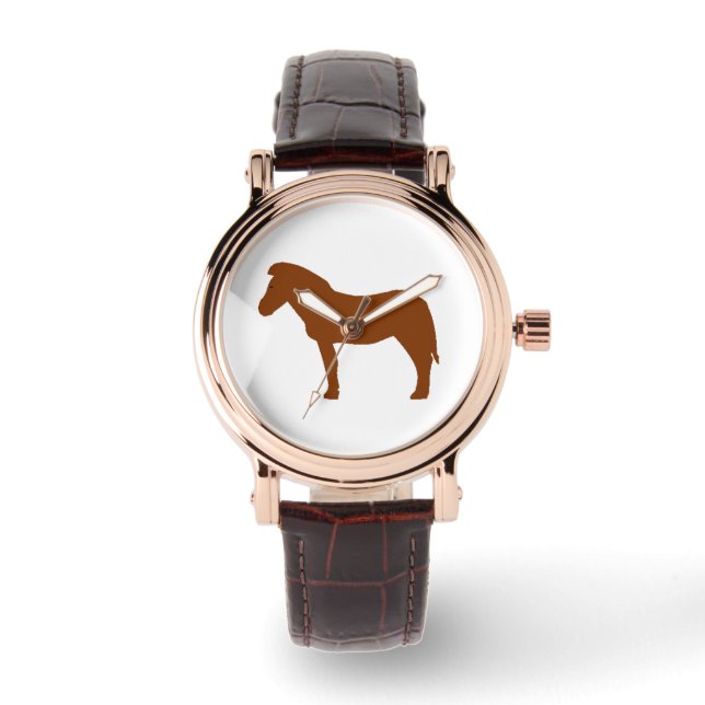 GEEKLEY montre femme classique marron Watch (Front)