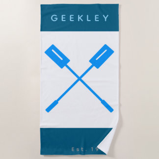 GEEKLEY "Oars" Beach Towel
